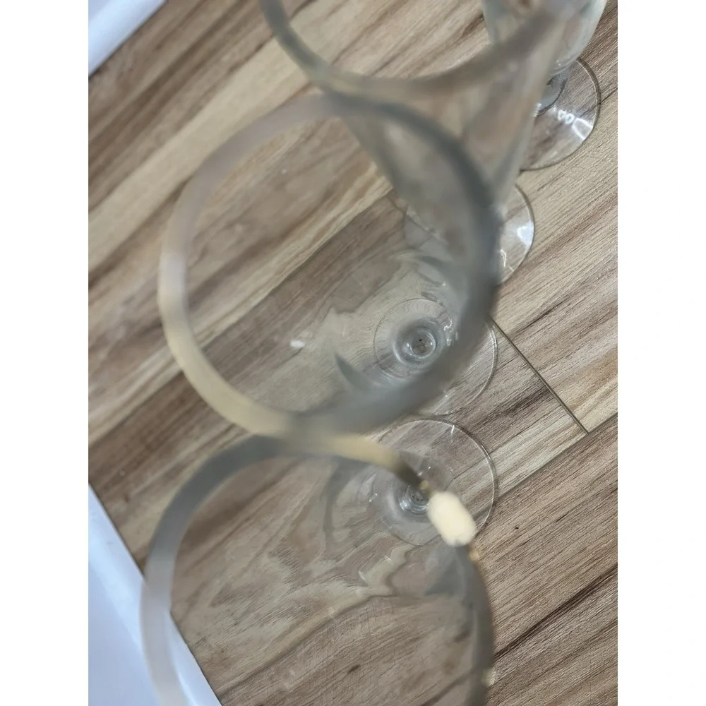 Budweiser Millenium Since 1876 Clear tall Glasses set of 4 Pilsner Drinking Beer